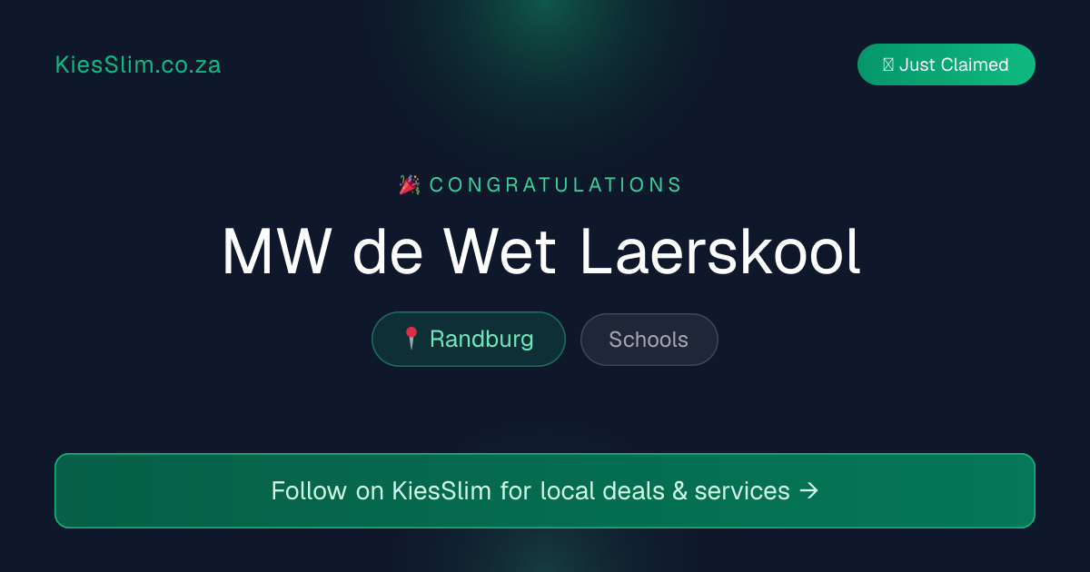 MW de Wet Laerskool