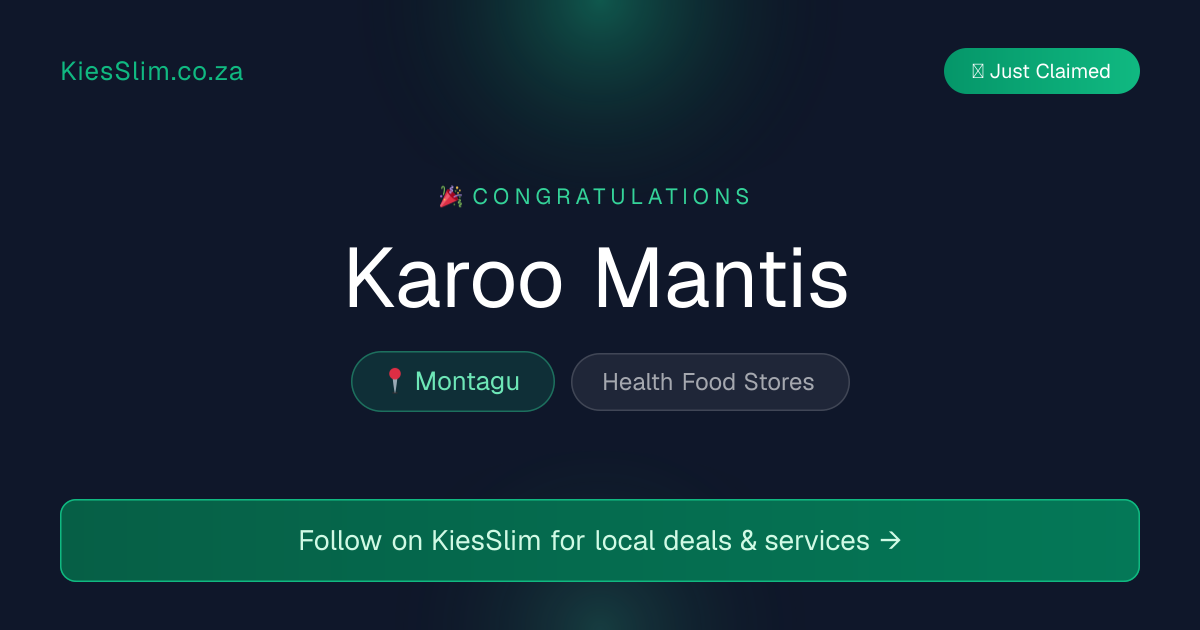 Karoo Mantis