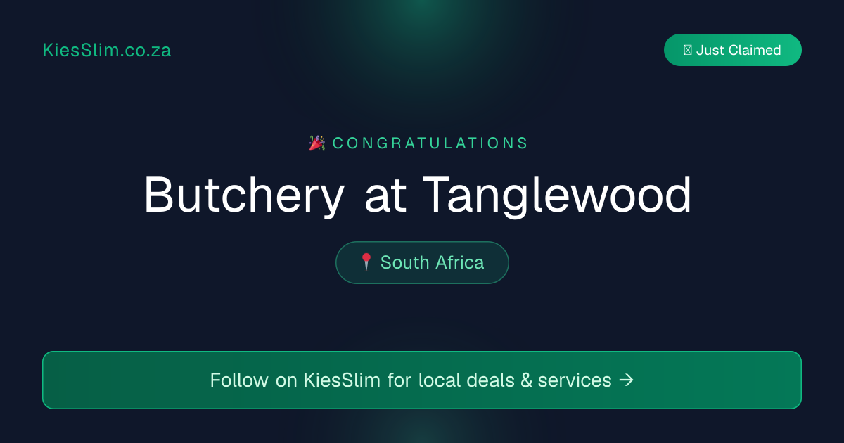 Butchery at Tanglewood