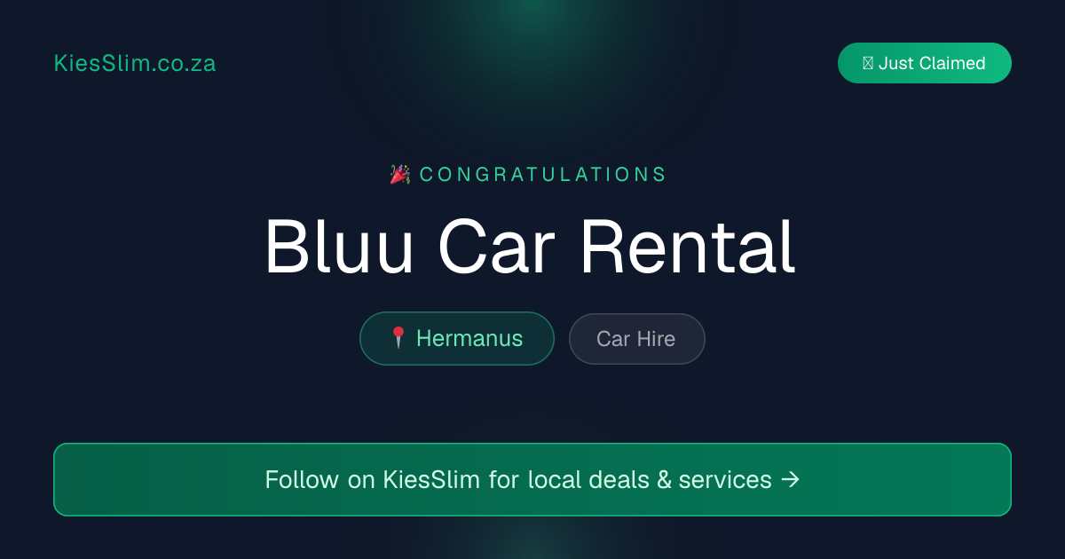 Bluu Car Rental