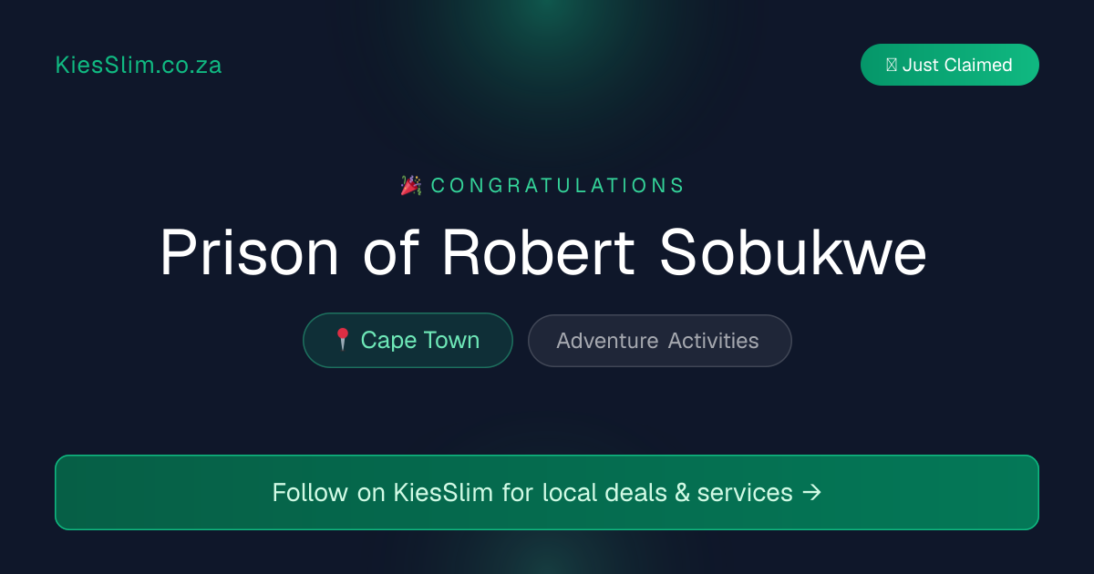 Prison of Robert Sobukwe
