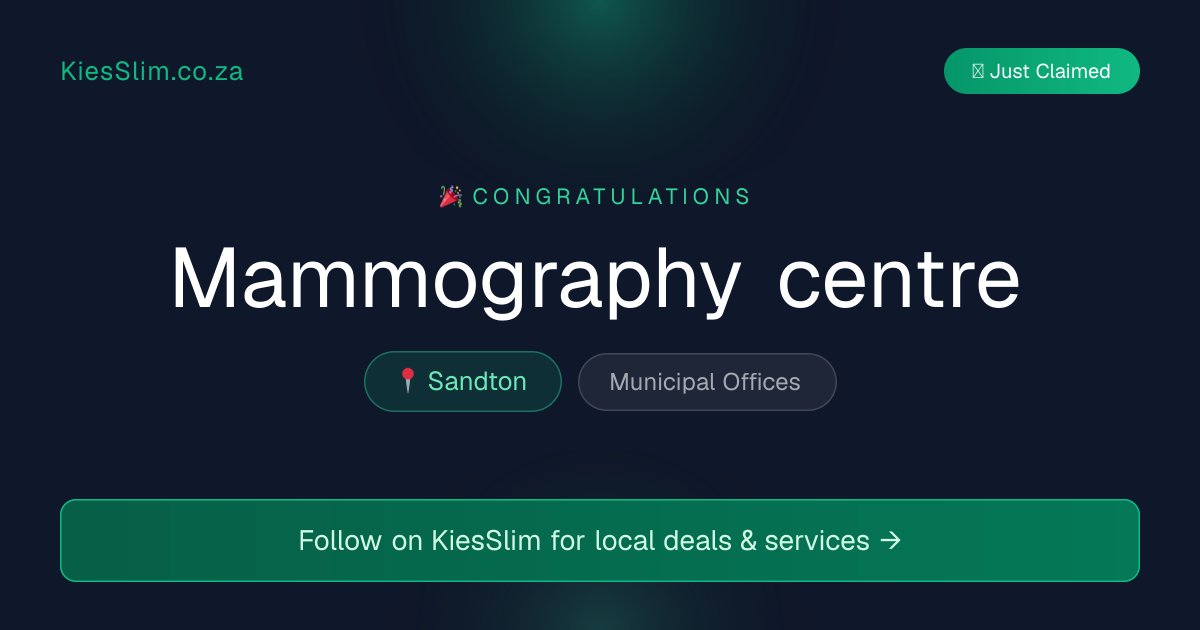 Mammography centre
