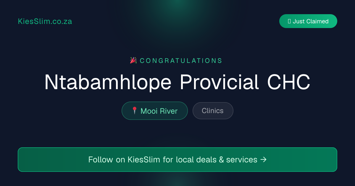 Ntabamhlope Provicial CHC