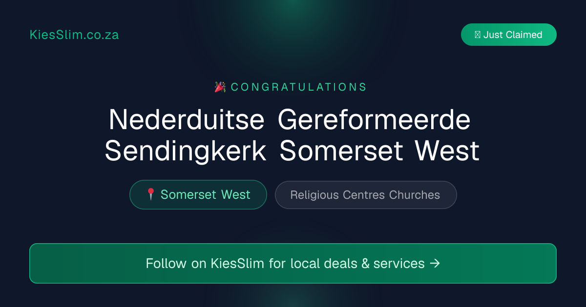 Nederduitse Gereformeerde Sendingkerk Somerset West