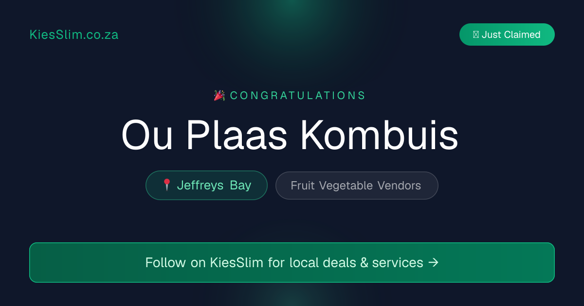 Ou Plaas Kombuis