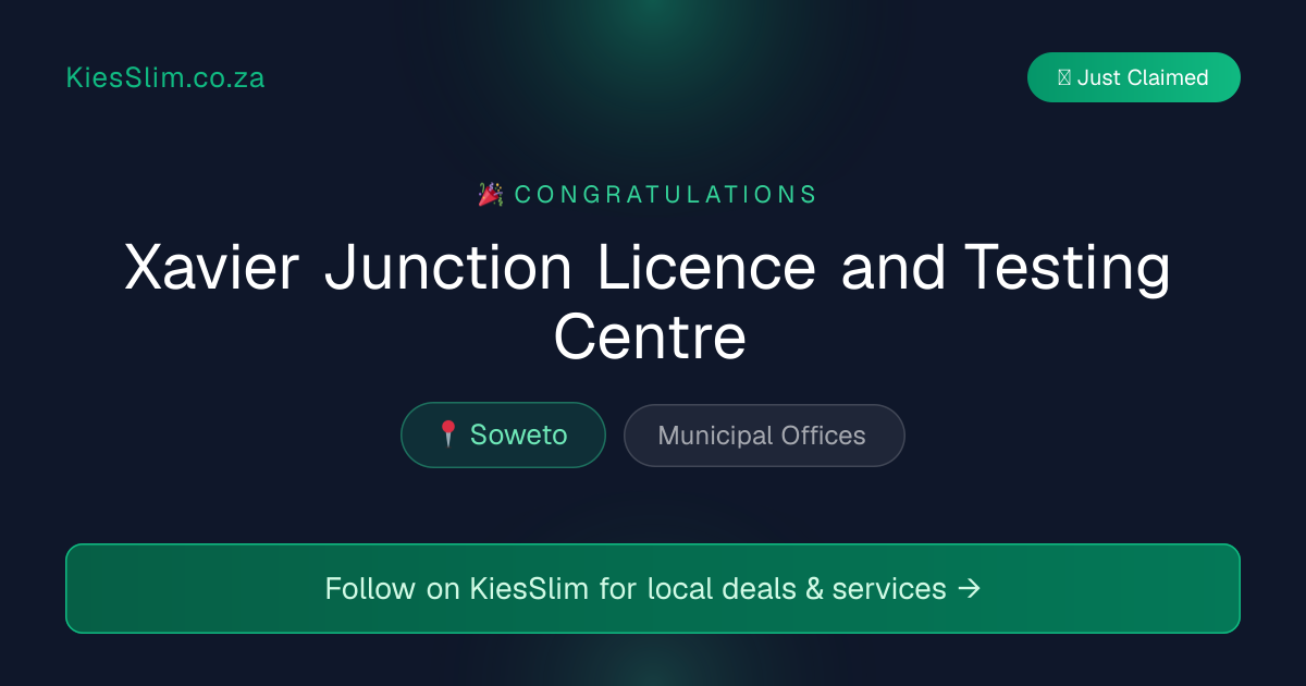 Xavier Junction Licence and Testing Centre