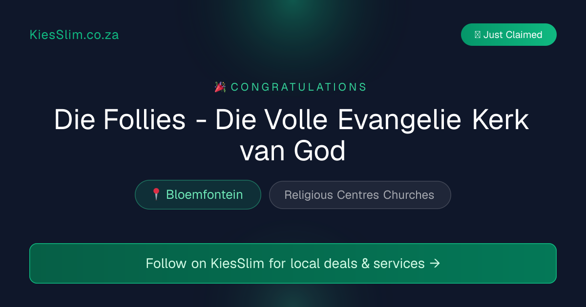 Die Follies - Die Volle Evangelie Kerk van God
