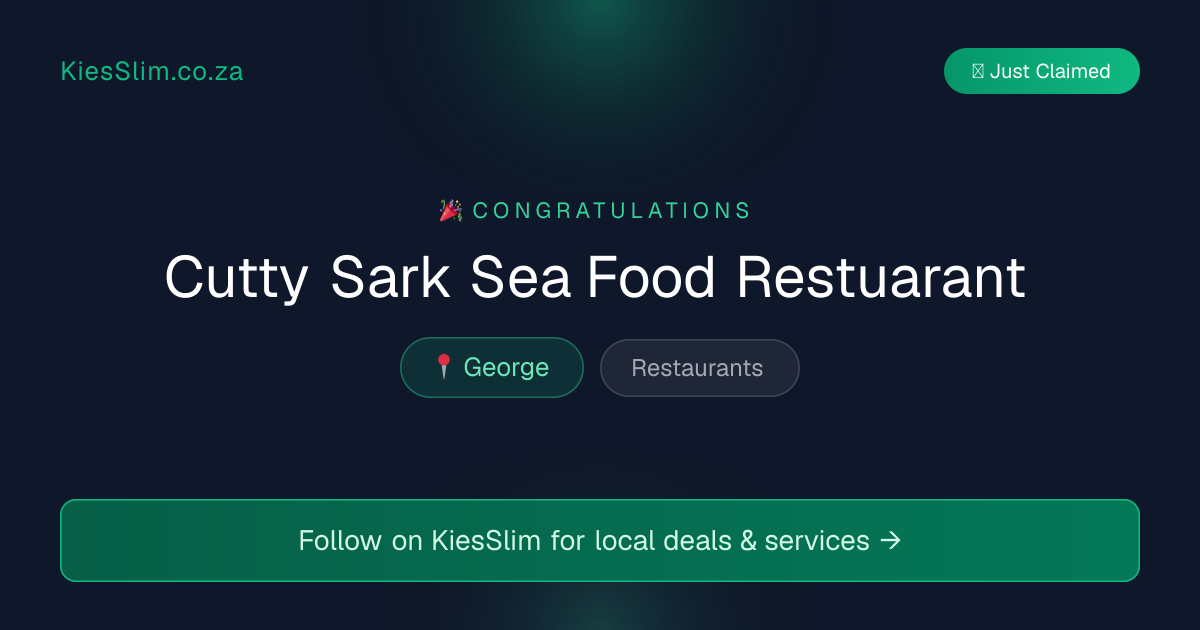 Cutty Sark Sea Food Restuarant