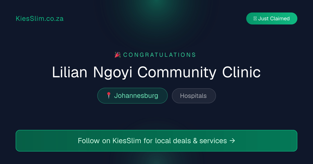 Lilian Ngoyi Community Clinic