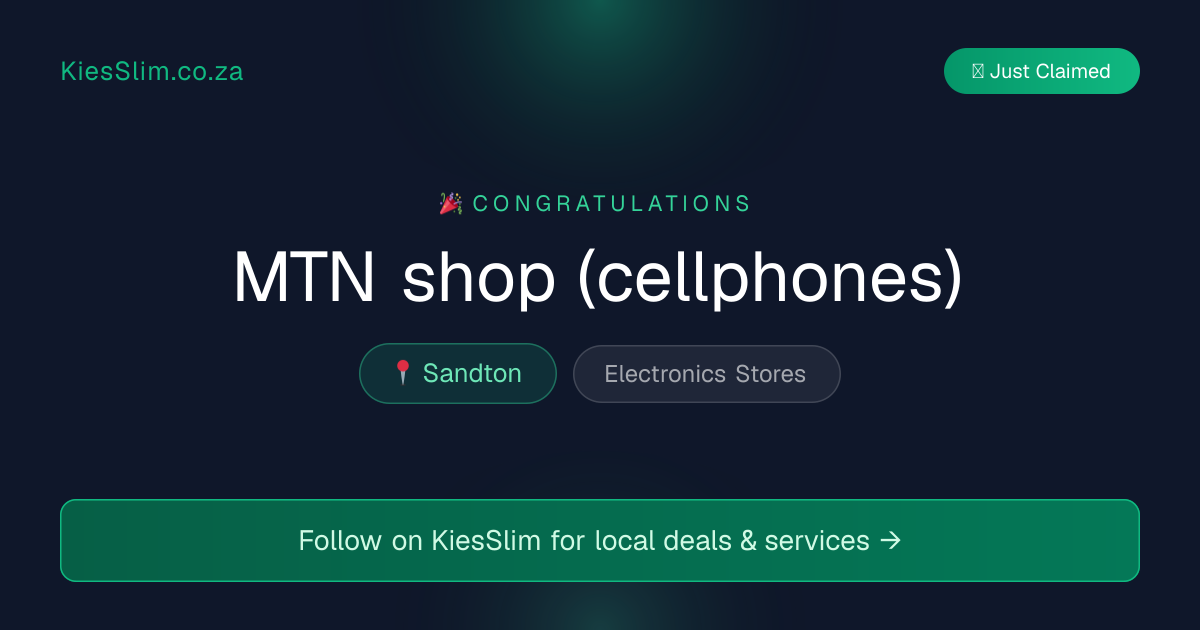 MTN shop (cellphones)