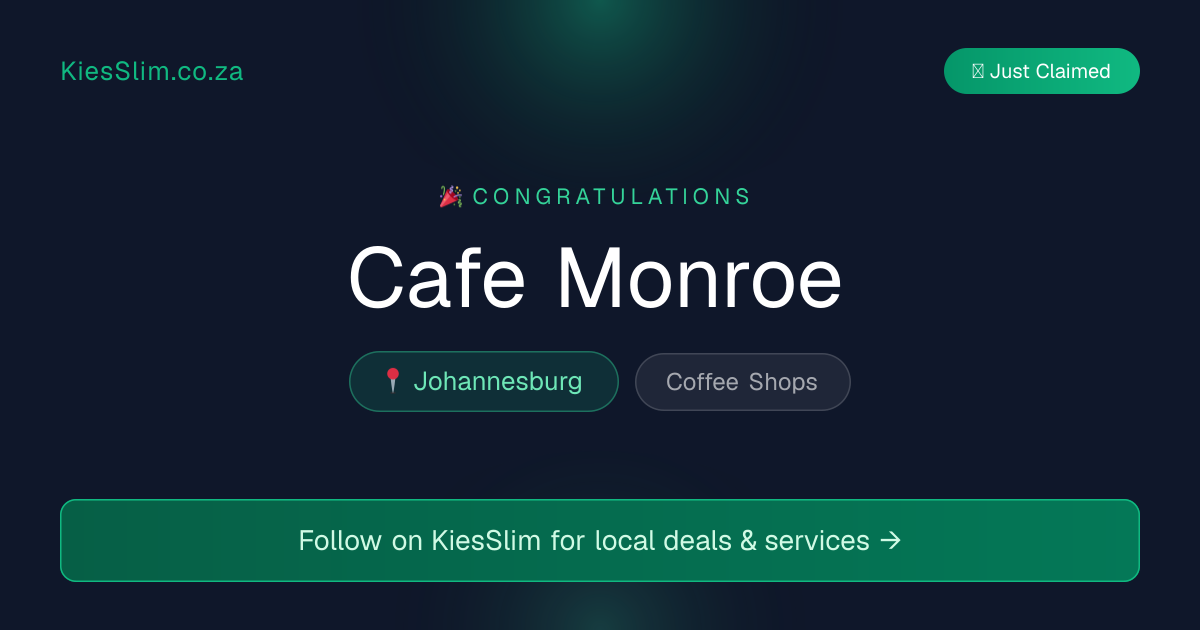 Cafe Monroe