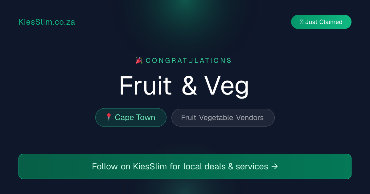 Fruit & Veg