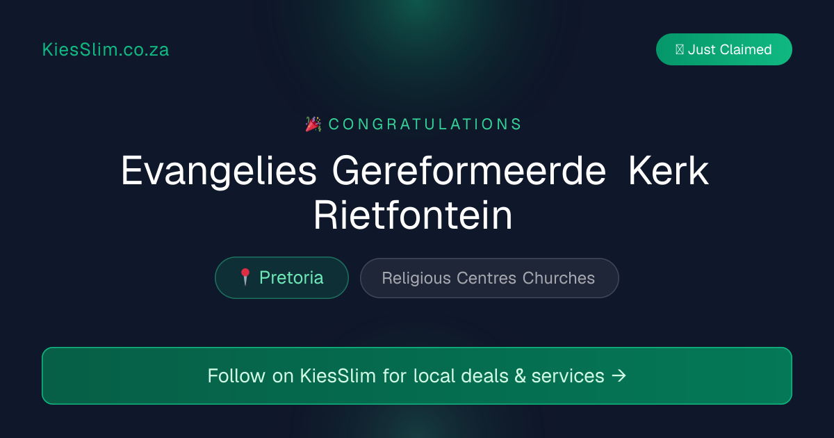 Evangelies Gereformeerde Kerk Rietfontein