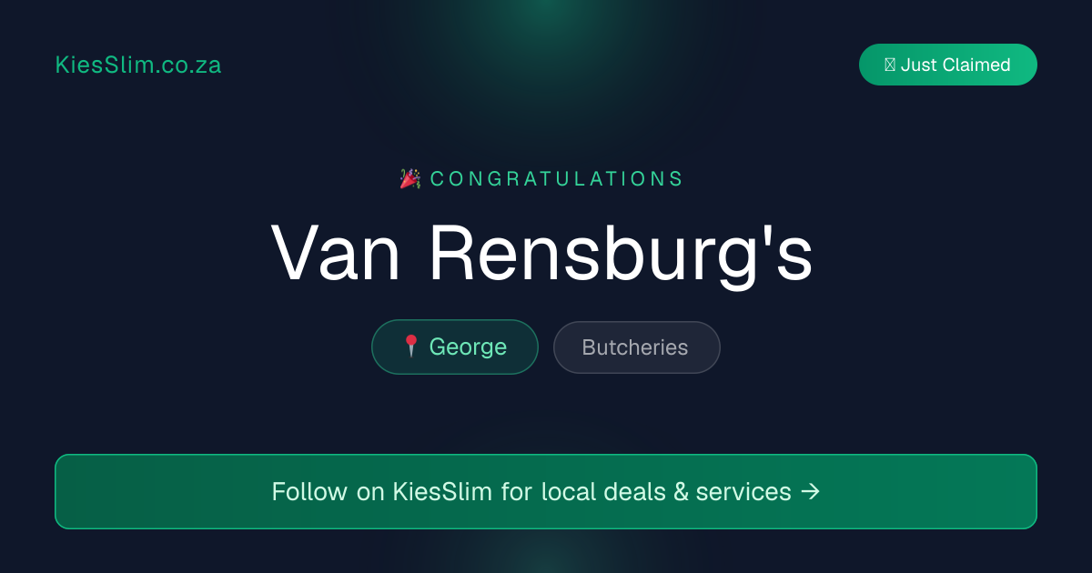 Van Rensburg's