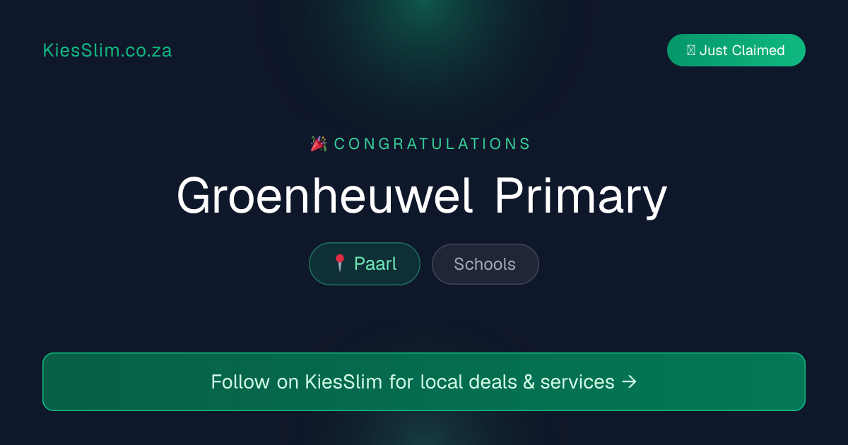 Groenheuwel Primary