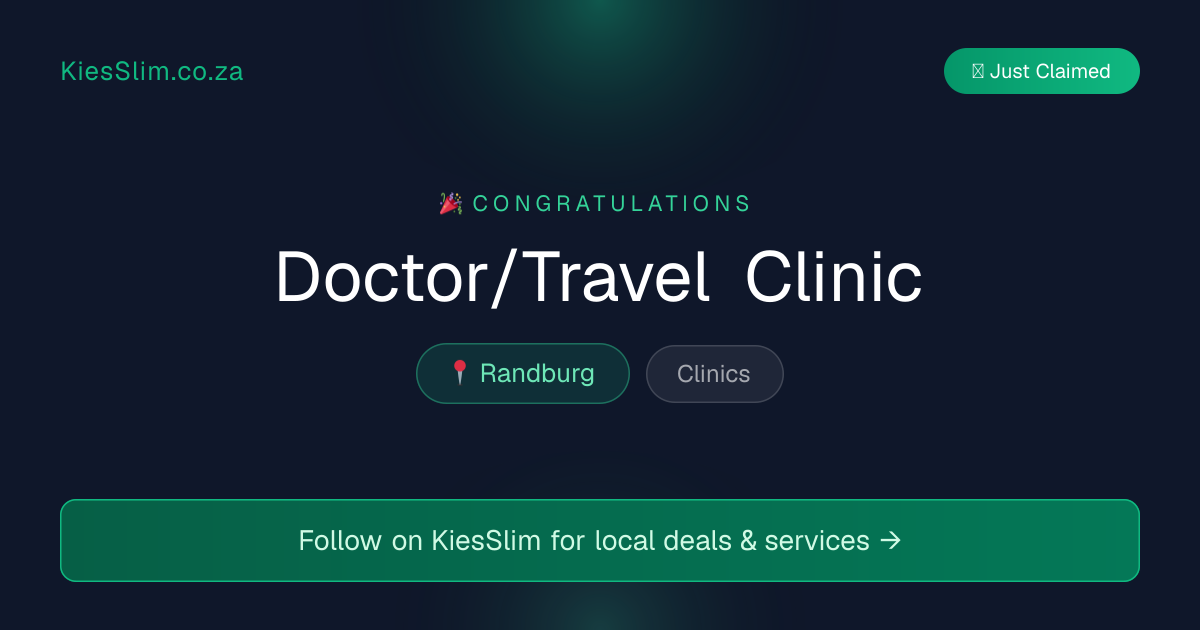 Doctor/Travel Clinic