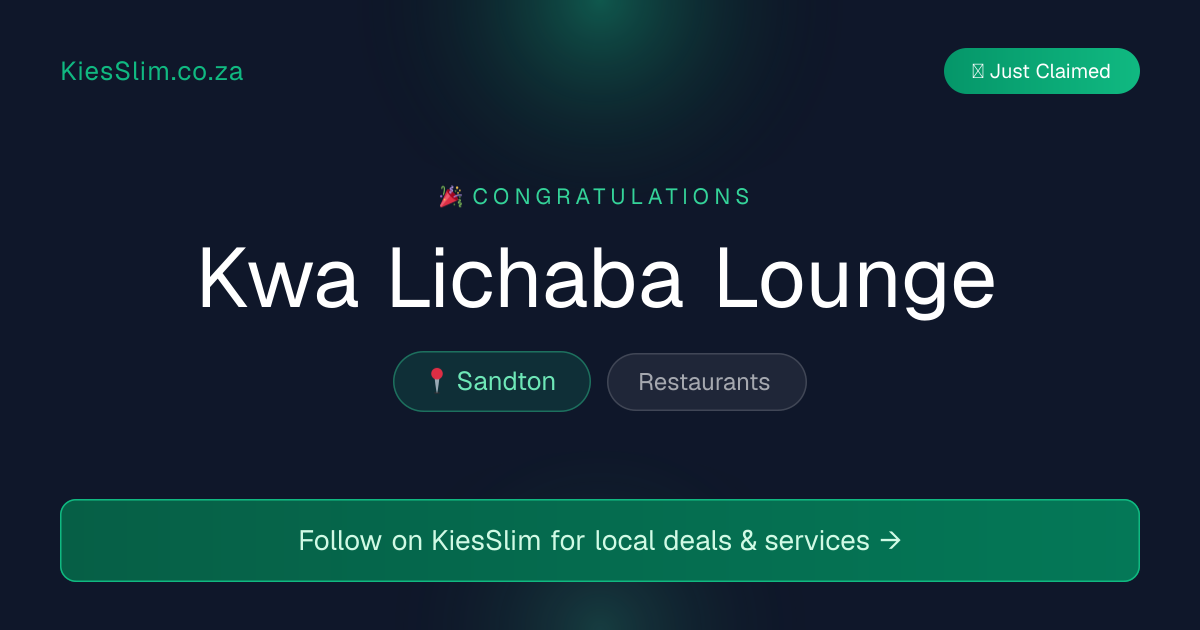 Kwa Lichaba Lounge