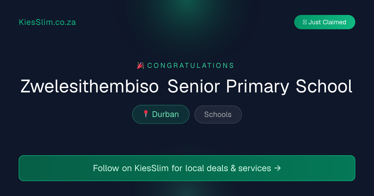 Zwelesithembiso Senior Primary School