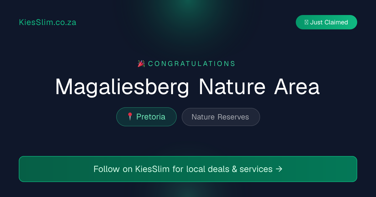 Magaliesberg Nature Area