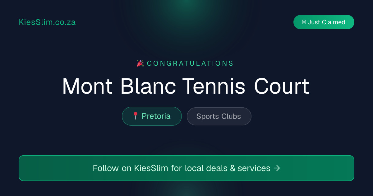 Mont Blanc Tennis Court