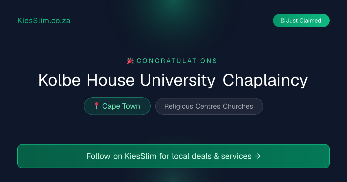 Kolbe House University Chaplaincy