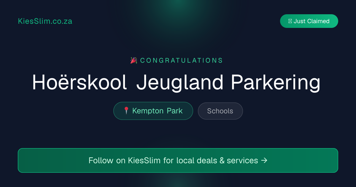 Hoërskool Jeugland Parkering
