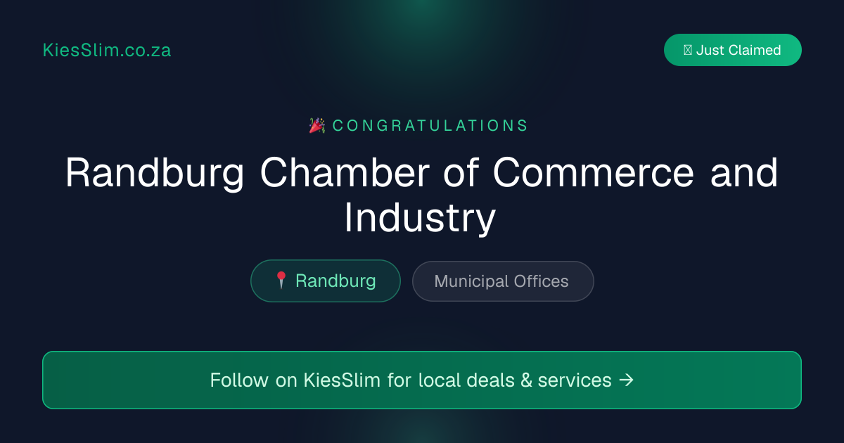 Randburg Chamber of Commerce and Industry