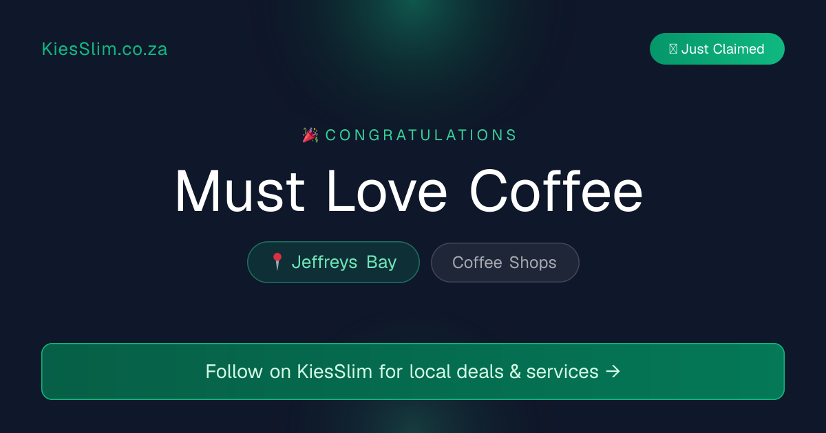 Must Love Coffee