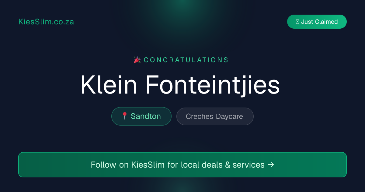 Klein Fonteintjies