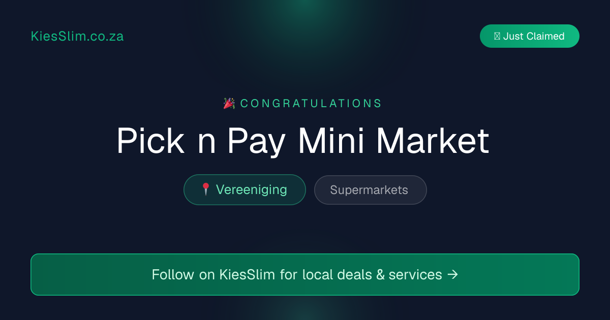 Pick n Pay Mini Market