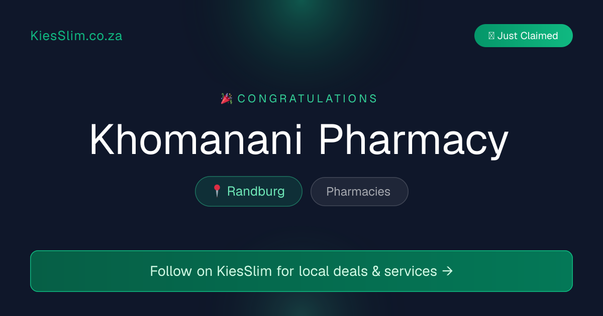 Khomanani Pharmacy
