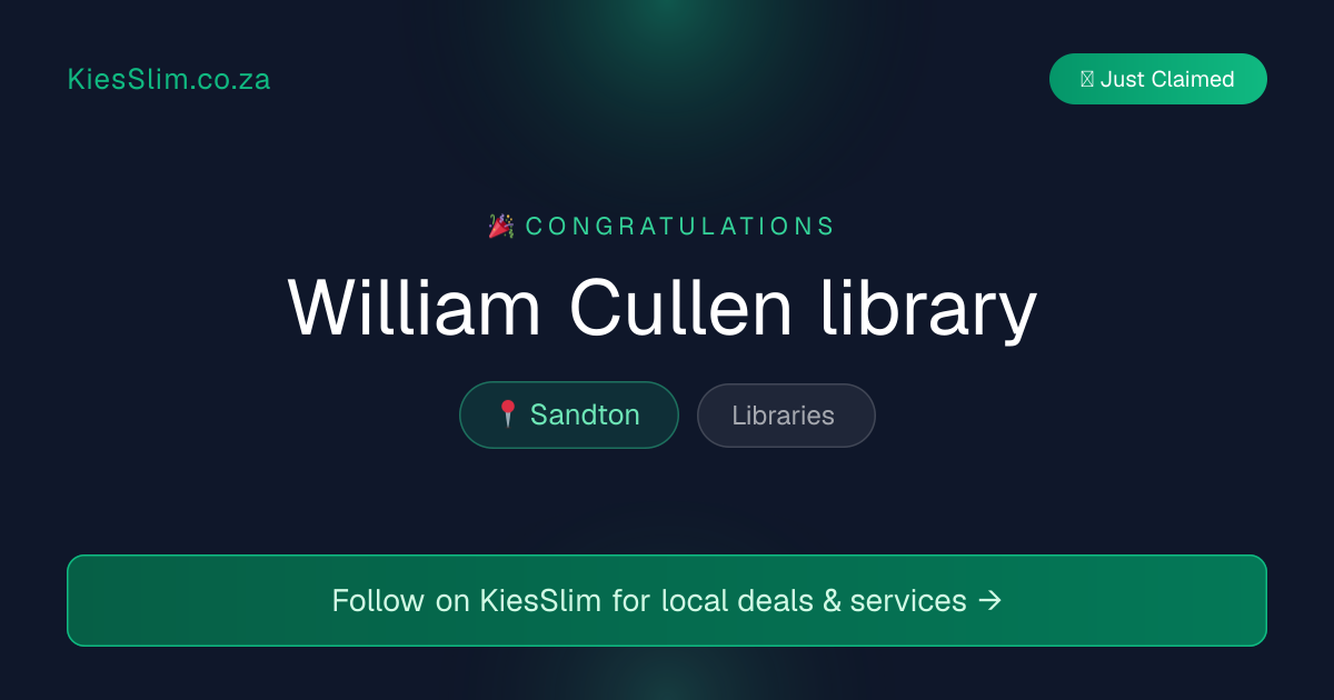 William Cullen library