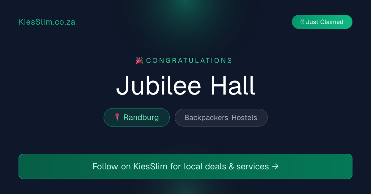 Jubilee Hall
