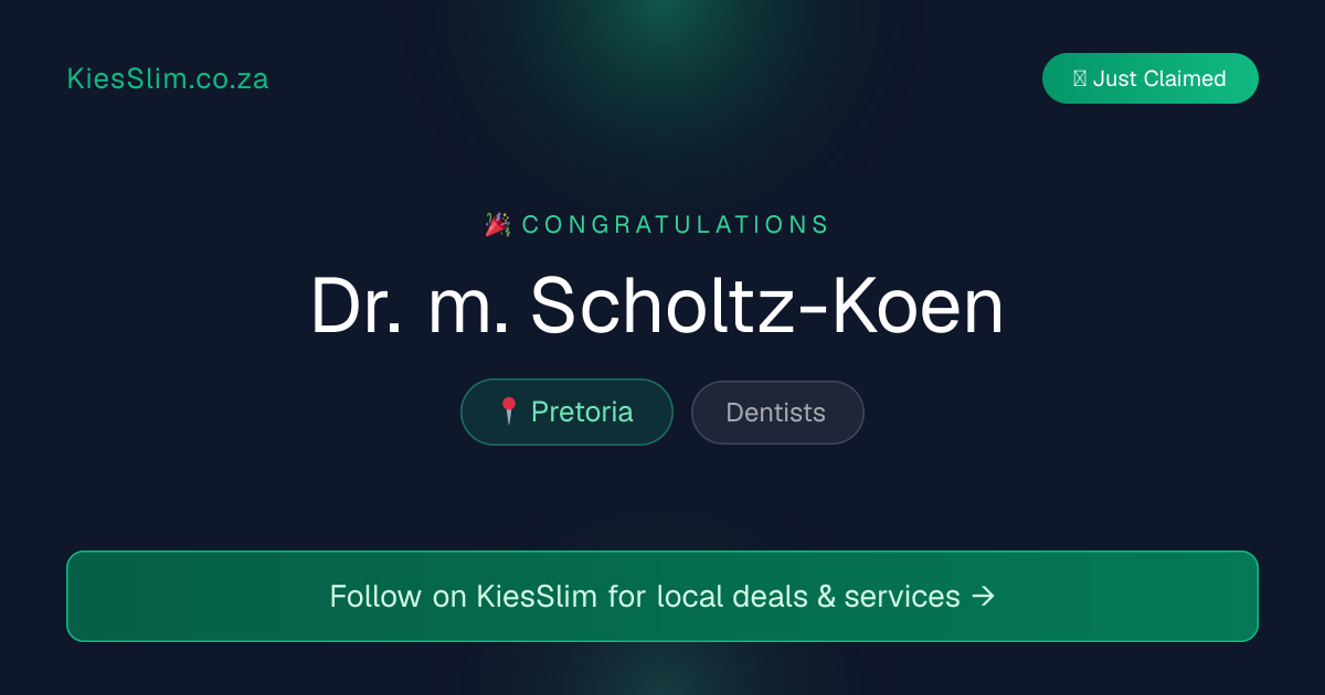 Dr. m. Scholtz-Koen