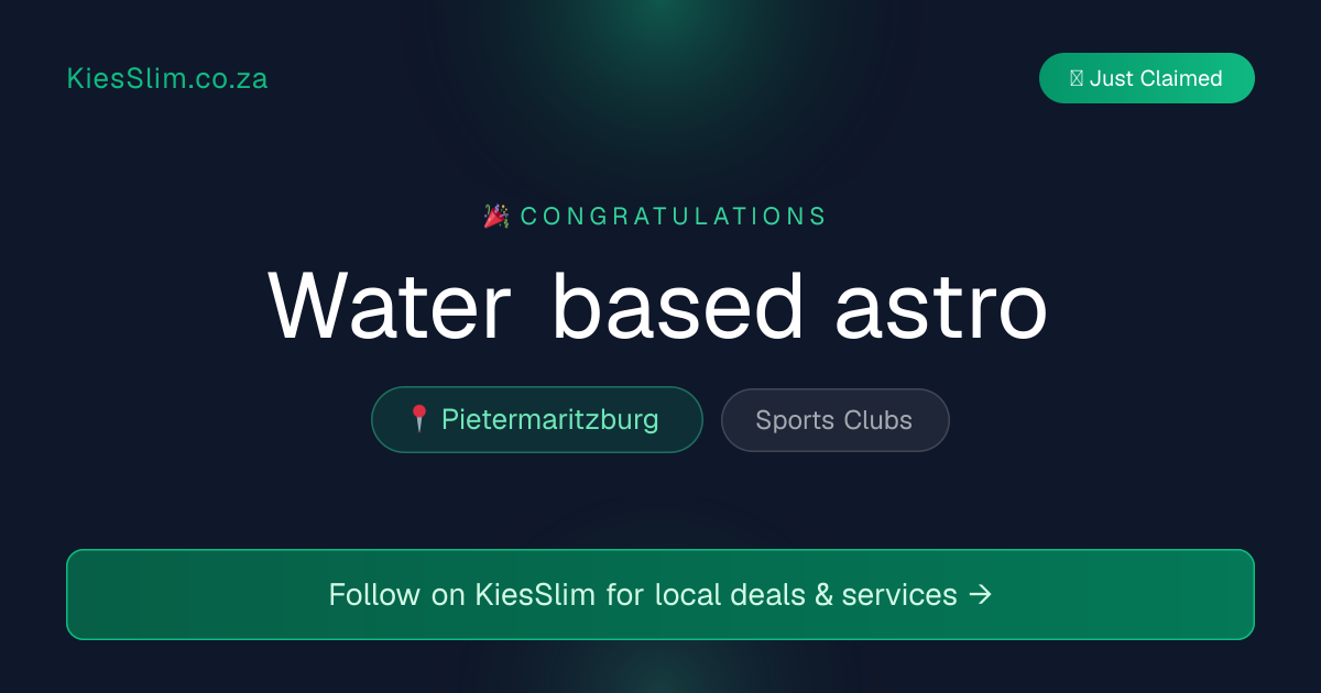 Water based astro