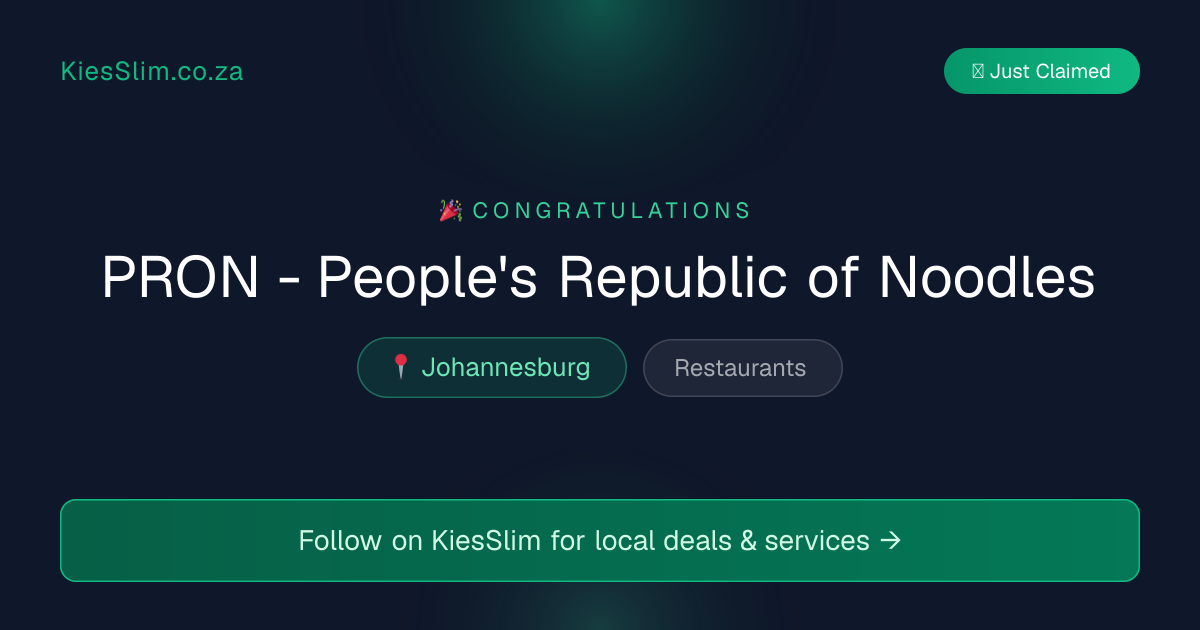 PRON - People's Republic of Noodles