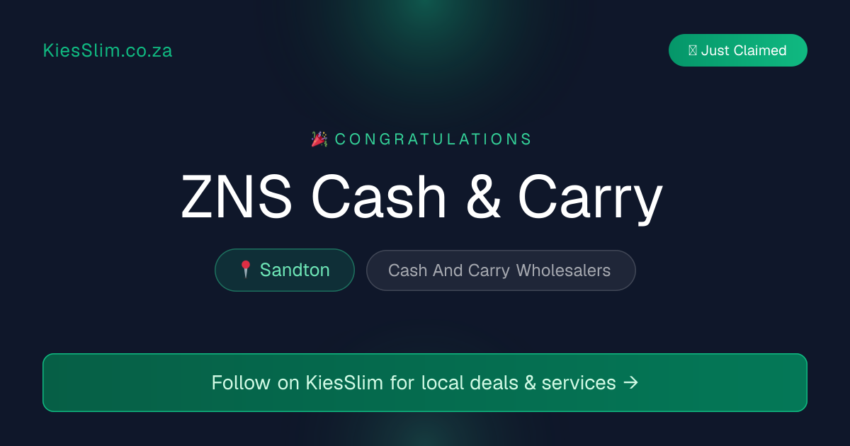 ZNS Cash & Carry