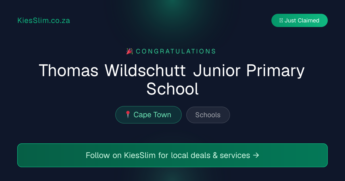 Thomas Wildschutt Junior Primary School