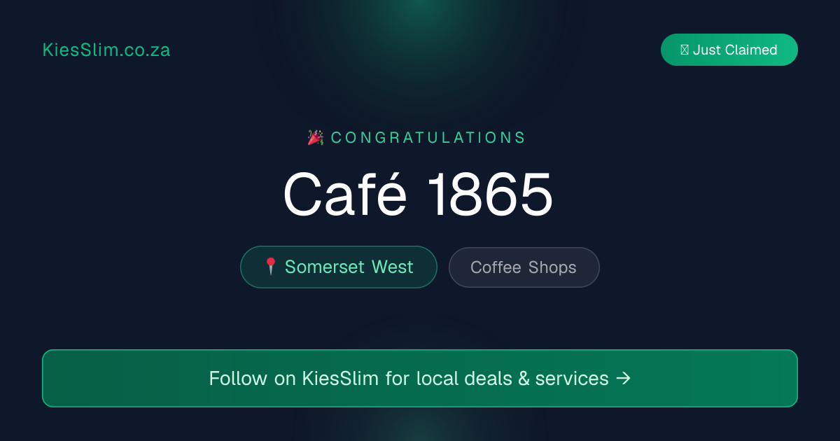Café 1865