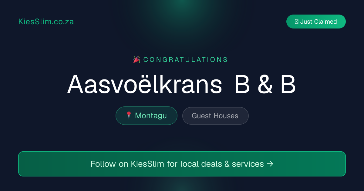 Aasvoëlkrans B & B