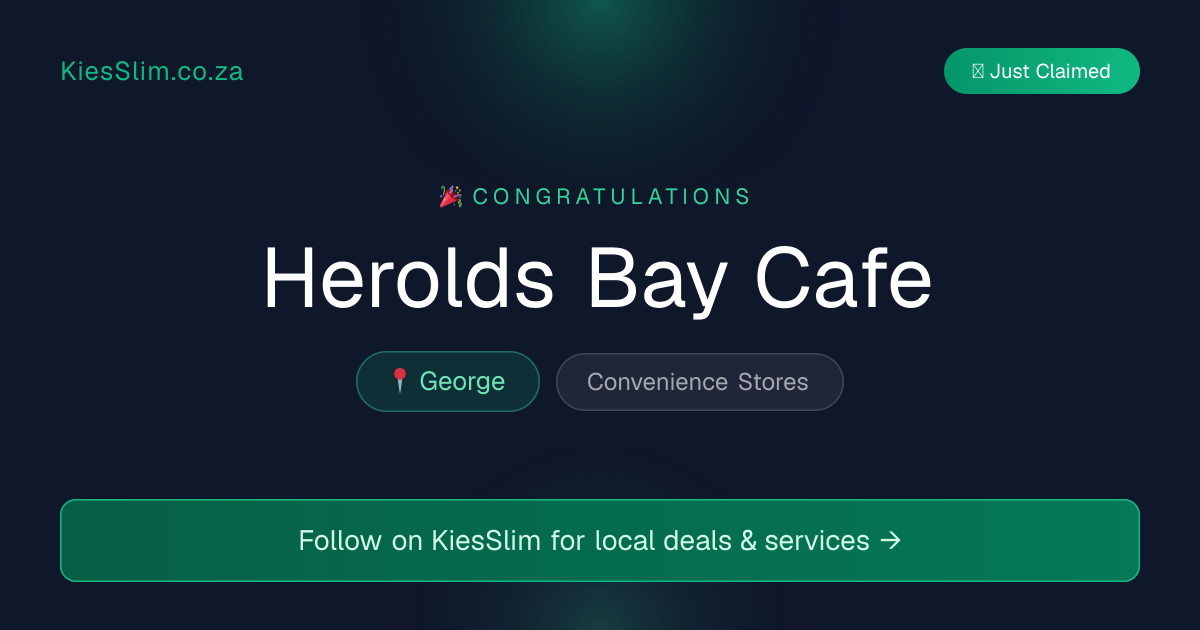 Herolds Bay Cafe