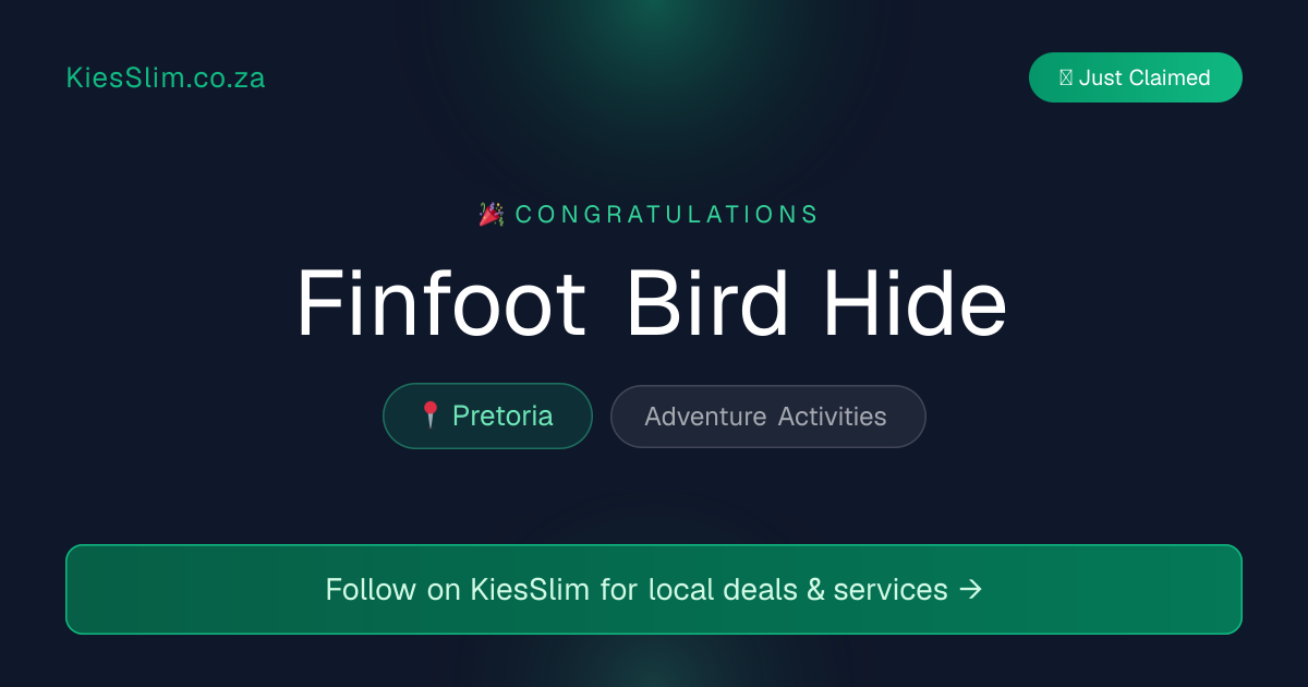 Finfoot Bird Hide