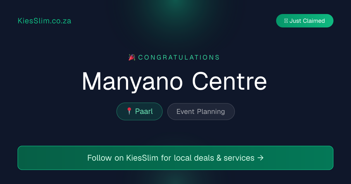 Manyano Centre