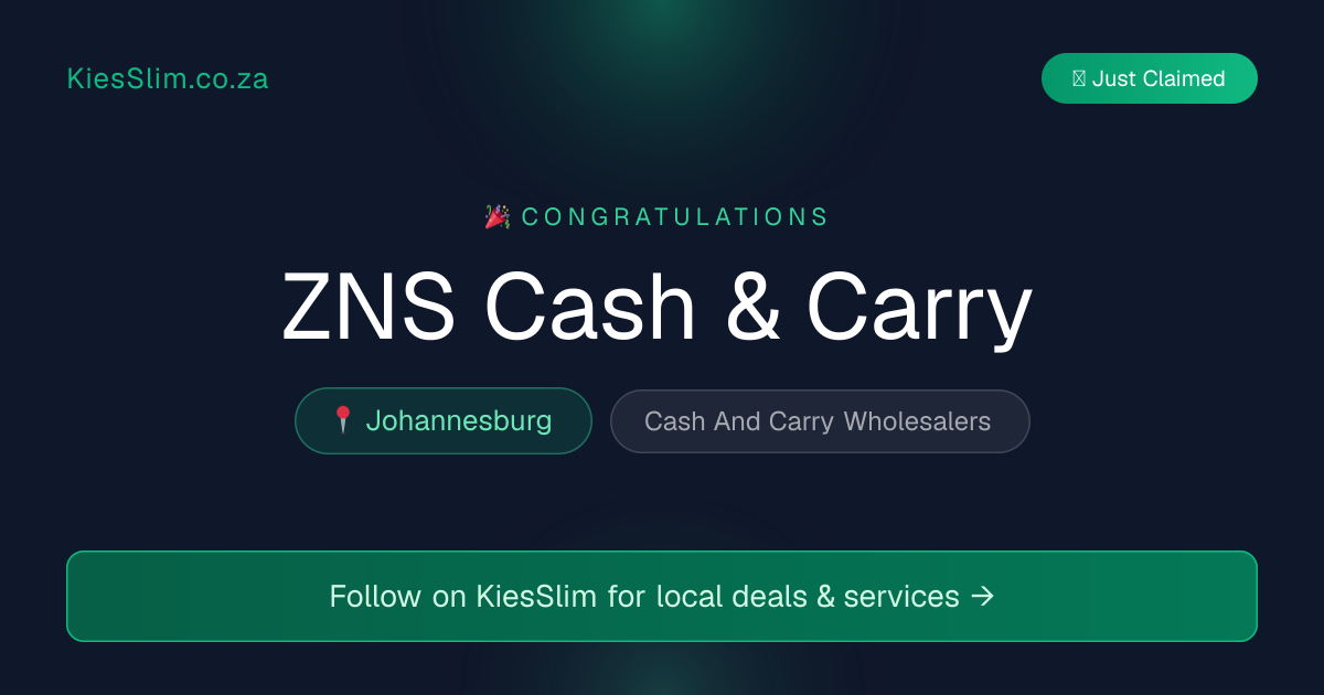 ZNS Cash & Carry