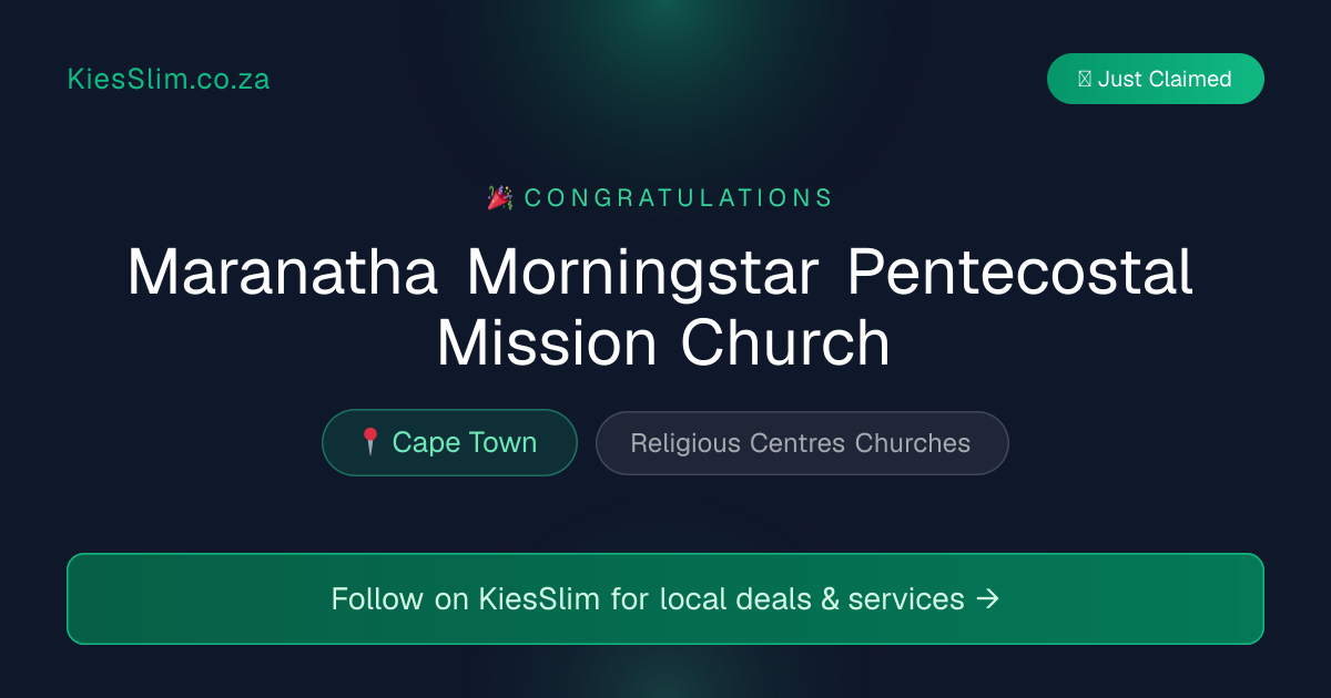 Maranatha Morningstar Pentecostal Mission Church