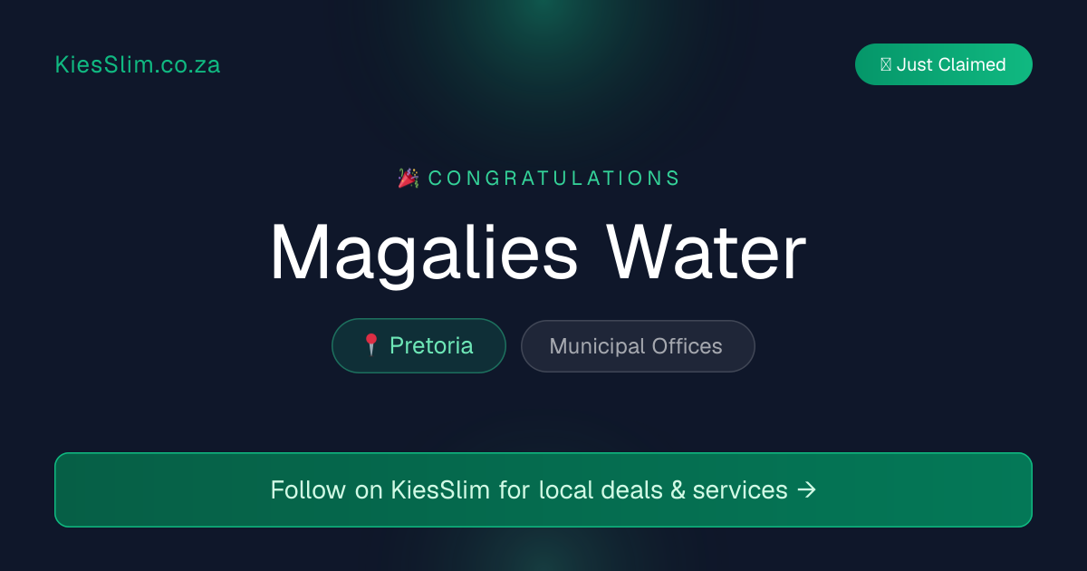 Magalies Water