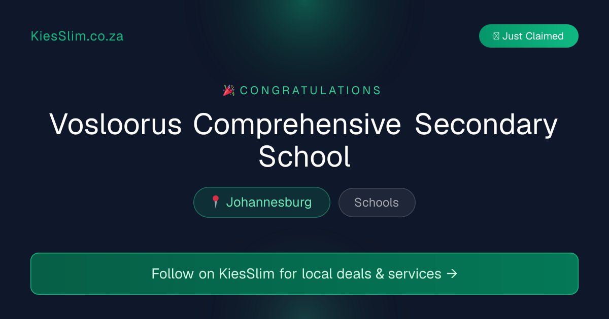 Vosloorus Comprehensive Secondary School