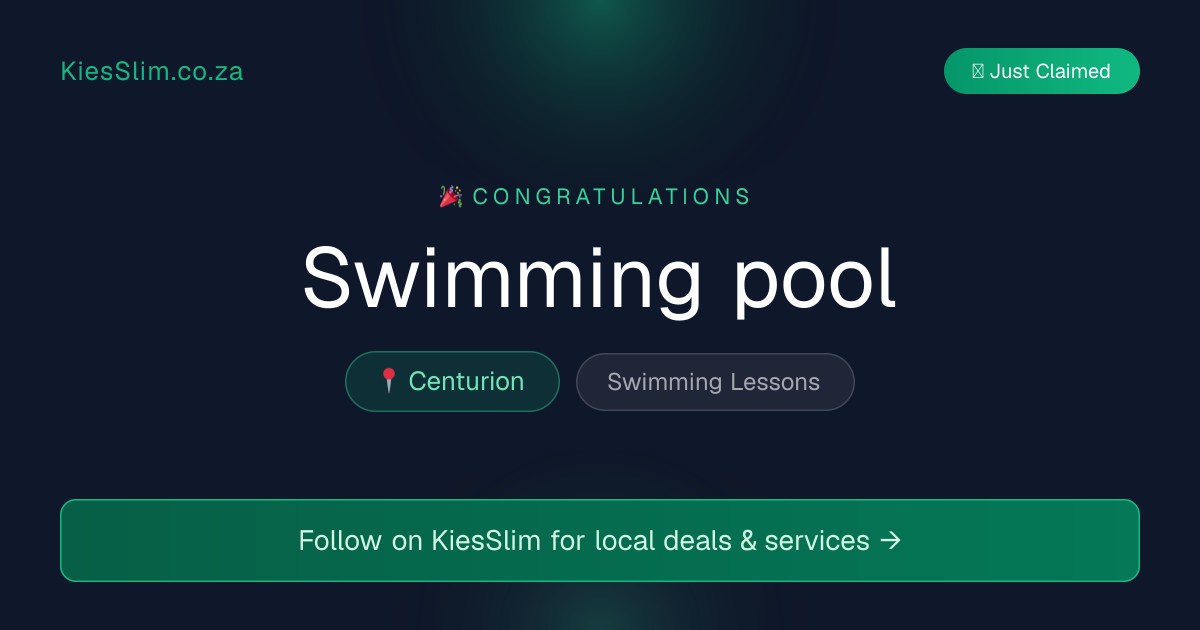 Swimming pool