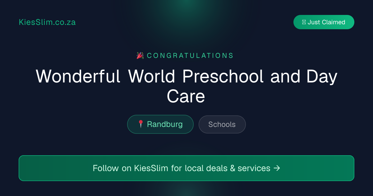 Wonderful World Preschool and Day Care