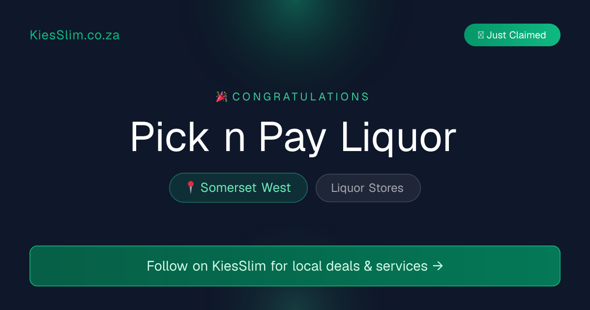 Pick n Pay Liquor